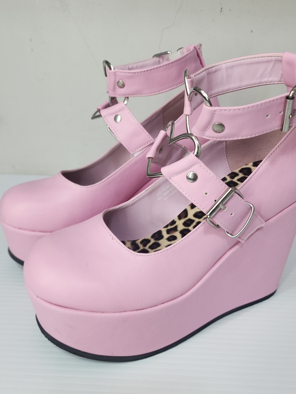 Demonia Cult Poison-99-2 Vegan Leather Platform Mary Jane Shoes